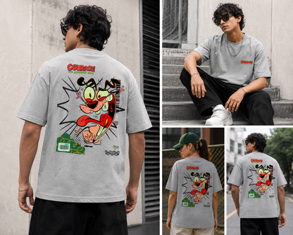 90s Horror Cartoon Oversized Tee
