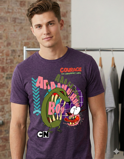 90s Cartoon Horror Vibes Graphic Tee