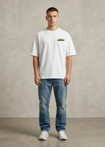 90s Cartoon Lab Backprint Oversized Tee