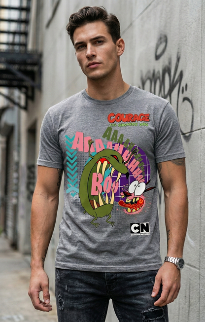 90s Cartoon Horror Vibes Graphic Tee