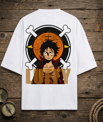 Luffy Pirate King Oversized Backprint Tee