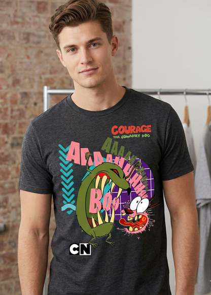 90s Cartoon Horror Vibes Graphic Tee