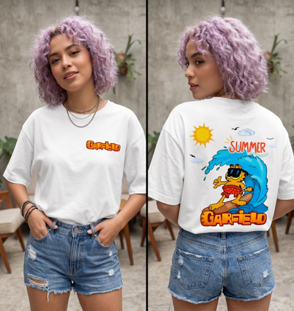 Retro Summer Wave Streetwear Oversized Tee