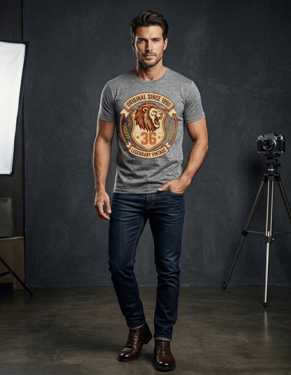 Roar of '90: Legendary Vintage Shield T-Shirt