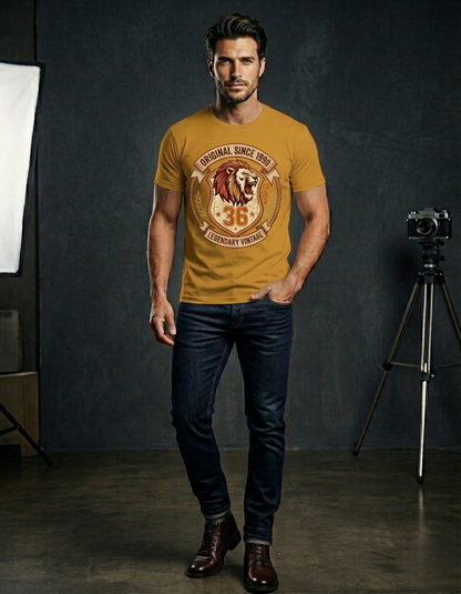 Roar of '90: Legendary Vintage Shield T-Shirt
