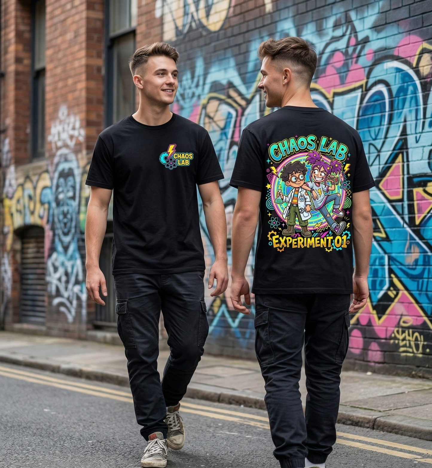 Chaos Lab – Experiment 01 Oversized T-Shirt