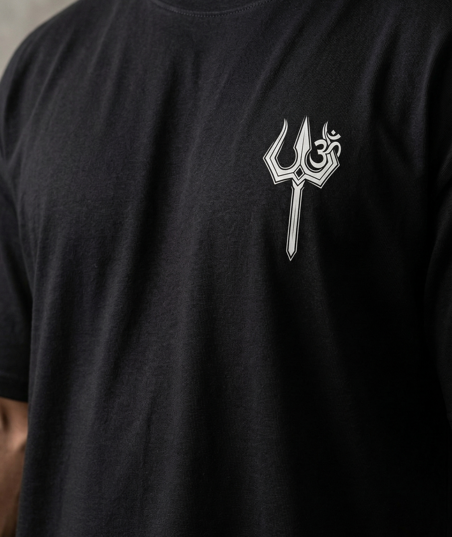 Har Har Mahadev Trishul Oversized T-Shirt – Bold Streetwear Edition