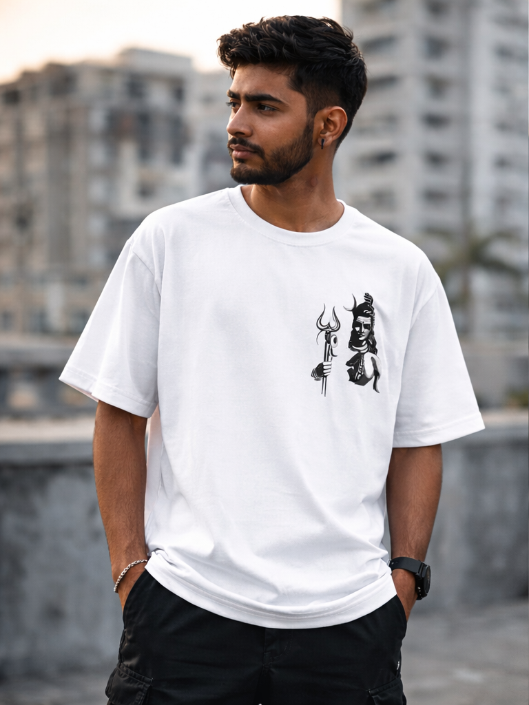 Mahadev Oversized T-Shirt – Destroy & Rebuild | Premium Streetwear Tee